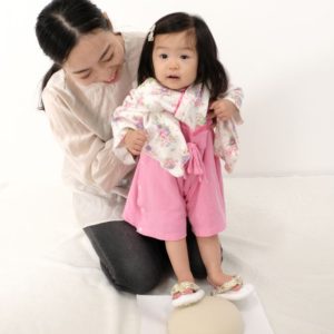 餅踏みのお祝い用 baby布ぞうり