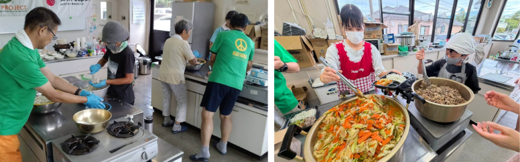 ピースプロジェクト 熊本での支援活動の様子 